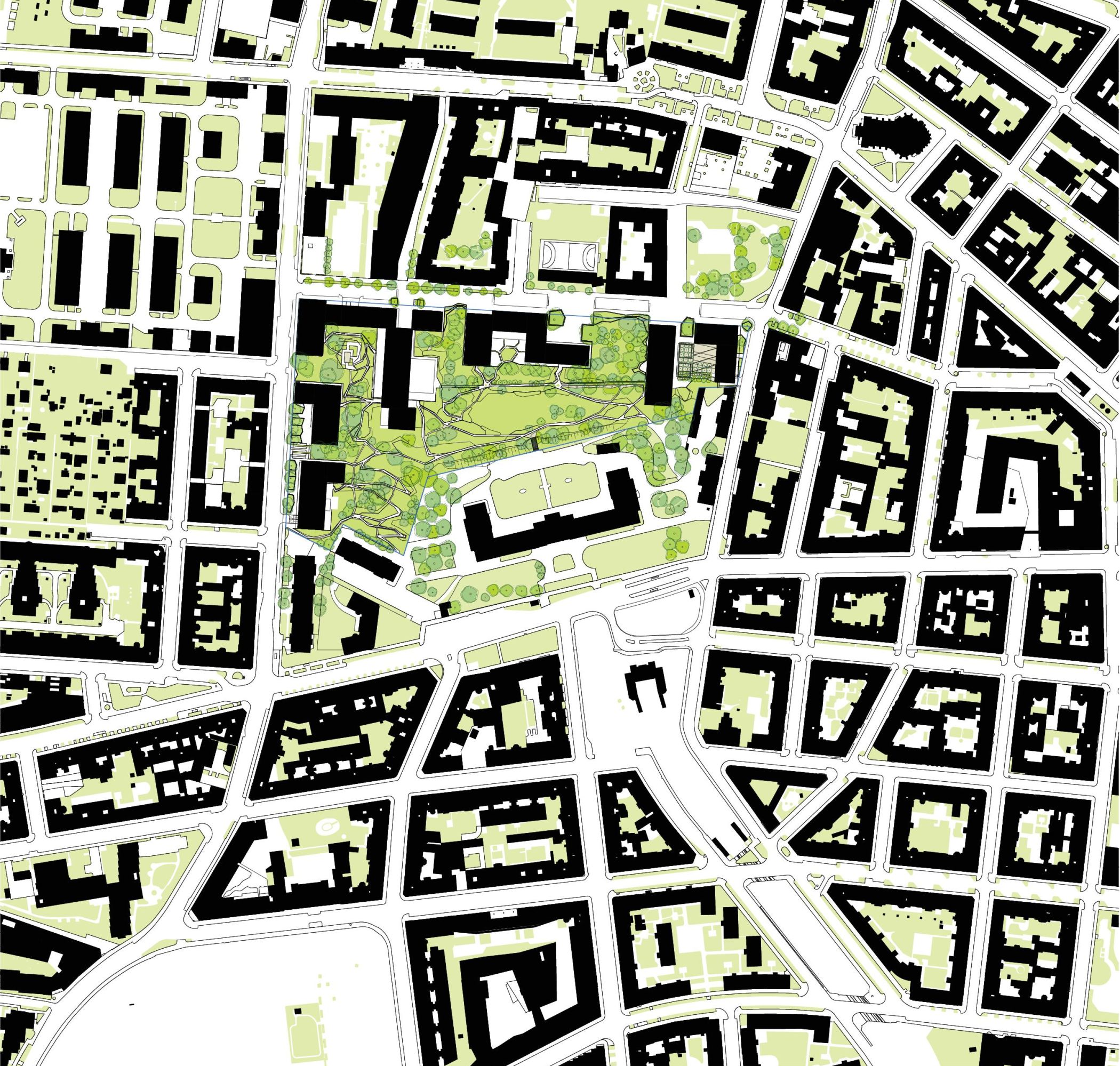 5 Spallartgasse Schwarzplan 1 2000 V2 Wa Red